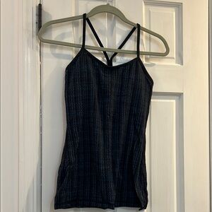 Lululemon Athletica Black and blue Fitted Camisole